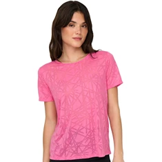 ONLY PLAY MASON SS BURNOUT TRAIN DAMES TEE 15319431-PINK
